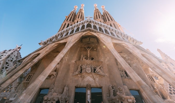 Gaudí dedicou mais de 40 anos ao projeto da Sagrada Família